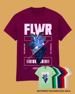 Adults FLWR Floral Graphic TShirt