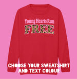 Load image into Gallery viewer, Adults YOUNG HEARTS RUN FREE Sweatshirt
