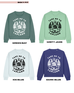 ADULTS Take Me To Lapland Woodland Christmas Jumper  - BOXY FIT