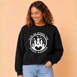 Load image into Gallery viewer, Take Me Where The Magic Happens - Adults Boxy Fit Sweatshirt
