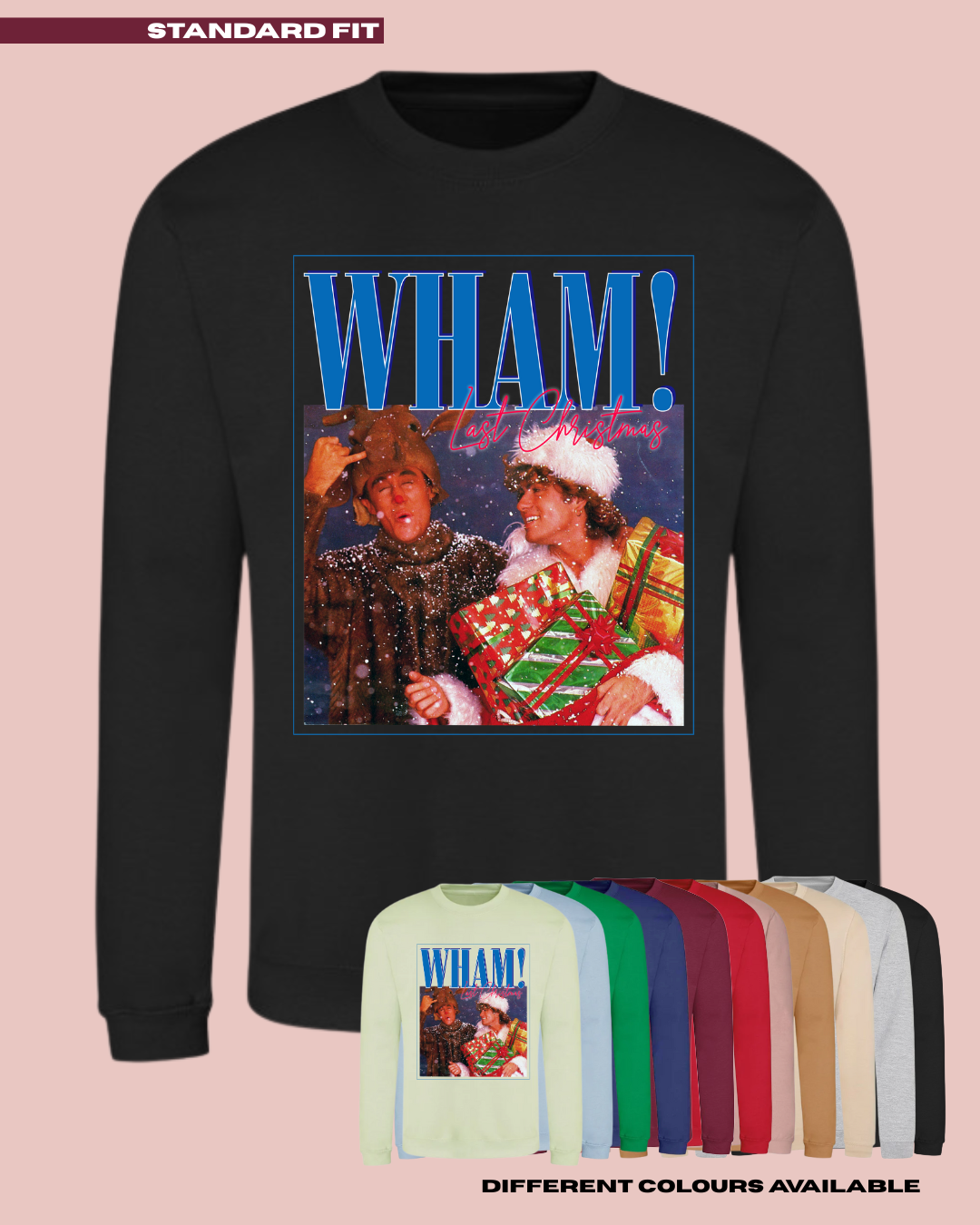 ADULTS Wham! Last Christmas Jumper - STANDARD FIT