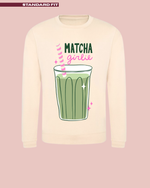 Load image into Gallery viewer, Matcha Girlie Sweatshirt - Adults STANDARD FIT
