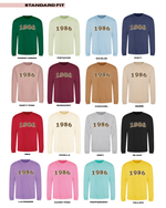 Load image into Gallery viewer, ADULTS Custom Birth Year Jumper - STANDARD FIT
