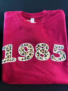SAMPLE SWEATSHIRT SIZE S BURGUNDY