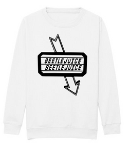 Adults BEETLEJUICE SIGN Sweatshirt