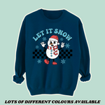 Load image into Gallery viewer, Kids LET IT SN0W Sweatshirt
