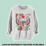 Load image into Gallery viewer, Kids FEELIN&#39; JOLLY Sweatshirt
