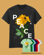 Load image into Gallery viewer, Adults PEACE FLORAL TShirt
