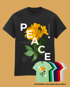 Adults PEACE FLORAL TShirt