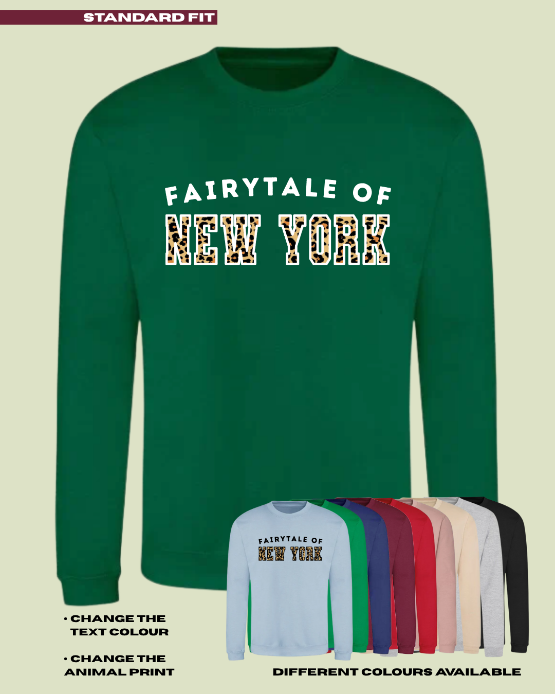 KIDS Fairytale Of New York Christmas Jumper - STANDARD FIT
