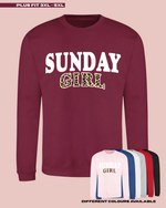 Load image into Gallery viewer, Sunday Girl Sweatshirt – Adult Plus Fit
