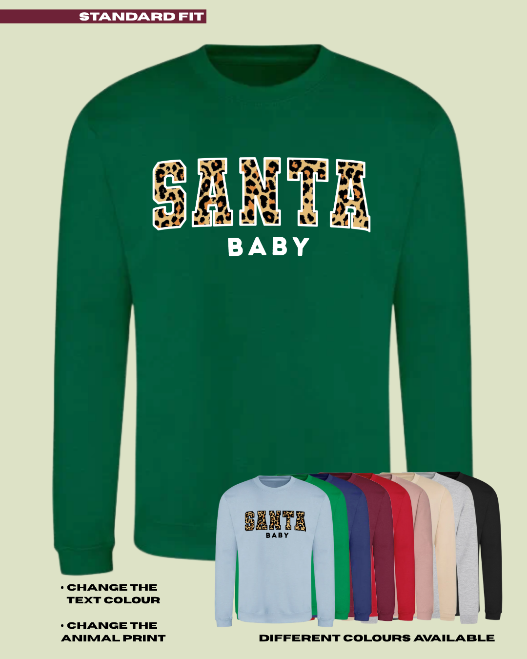 KIDS Santa Baby Christmas Jumper - STANDARD FIT