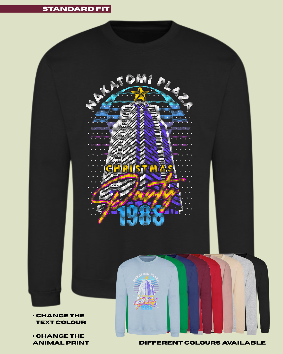 KIDS Nakatomi Tower Christmas Jumper - STANDARD FIT