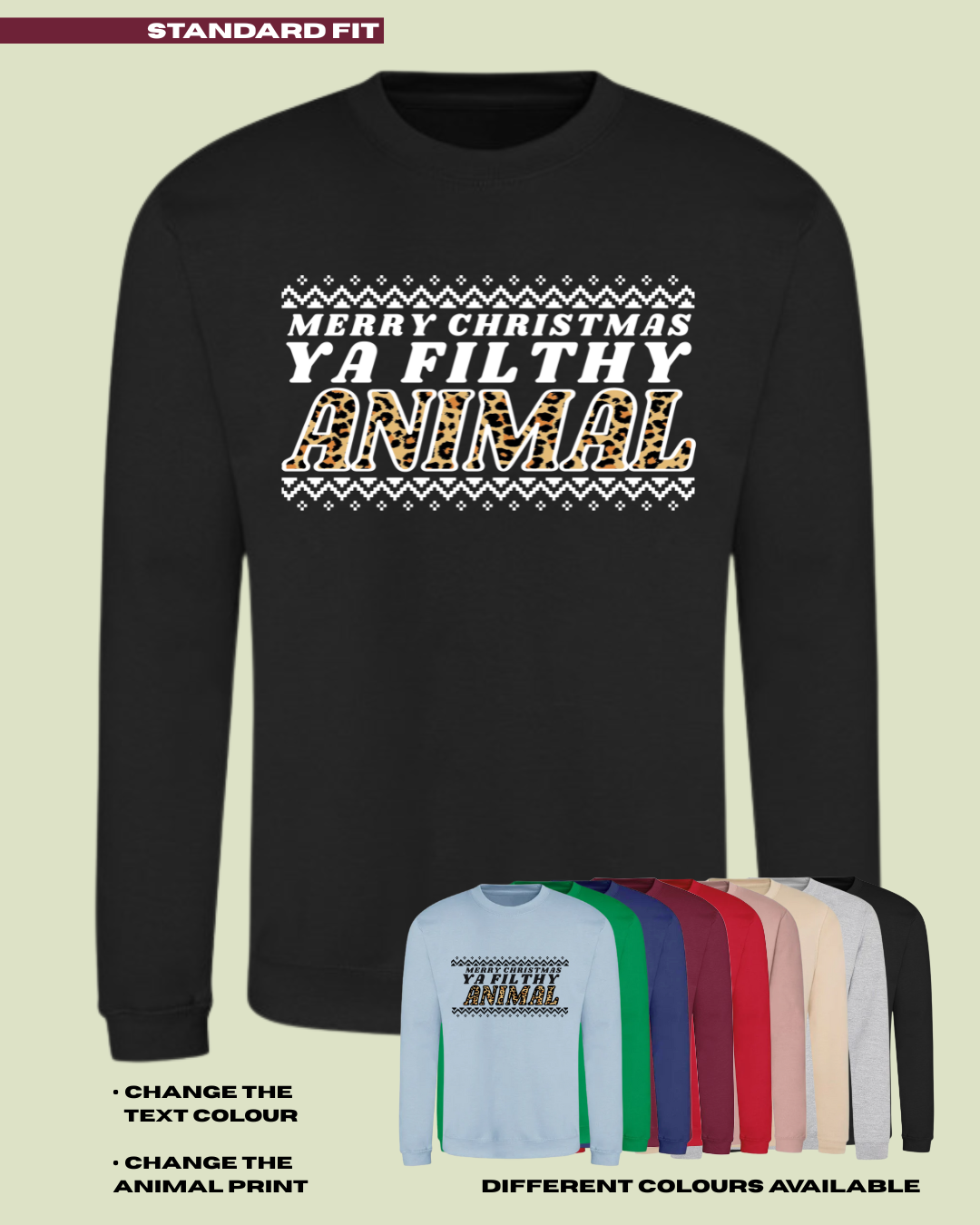KIDS Filthy Animal Christmas Jumper - STANDARD FIT