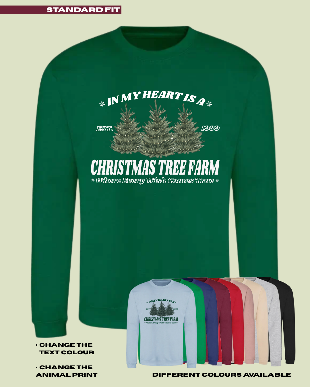 KIDS Christmas Tree Farm Jumper - STANDARD FIT