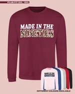 Load image into Gallery viewer, Made in the Nineties Sweatshirt – Adult Plus Fit
