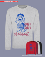 Load image into Gallery viewer, ADULTS Oui Oui Croissant Jumper - PLUS FIT
