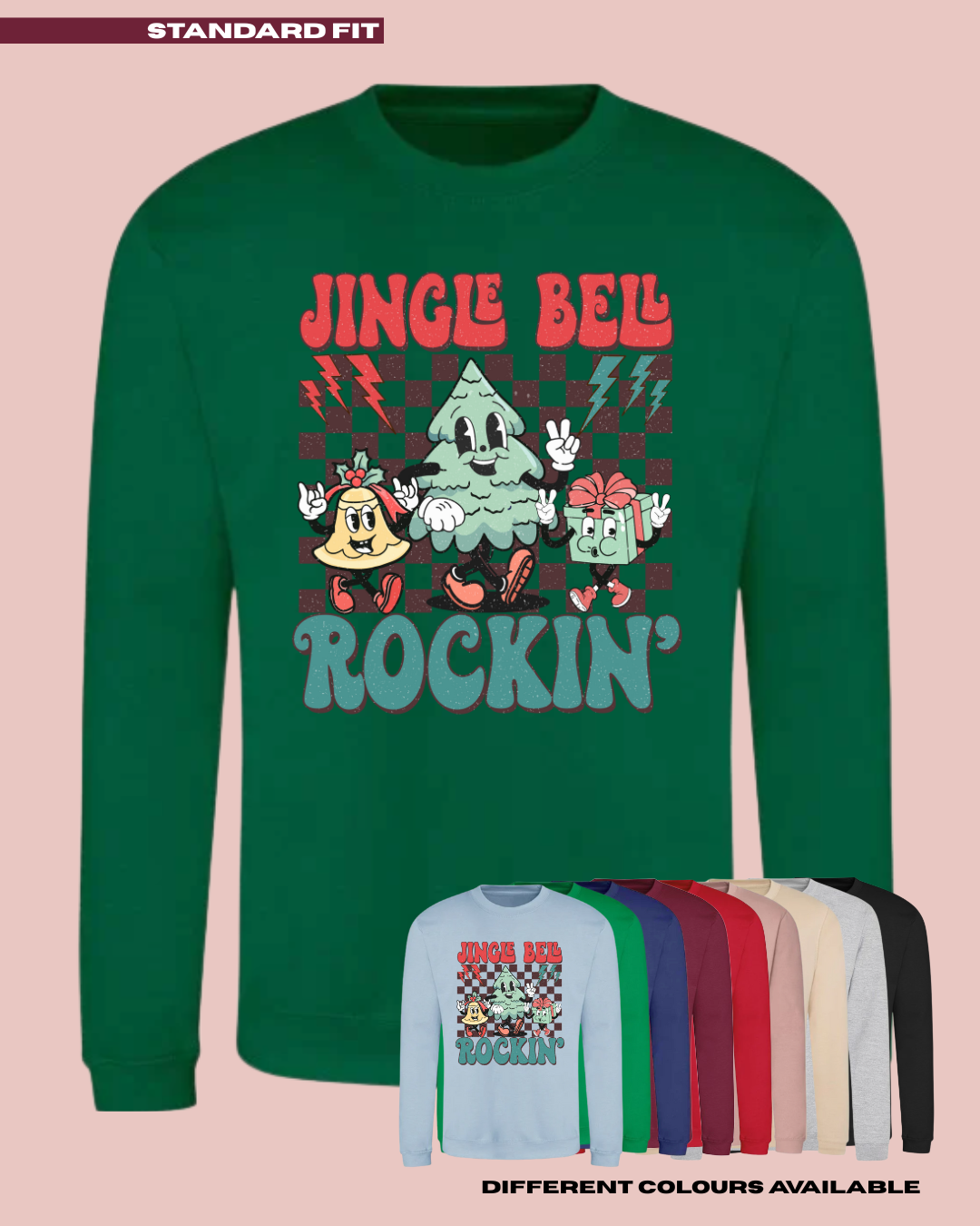 KIDS Jingle Bell Rockin' Christmas Jumper - STANDARD FIT