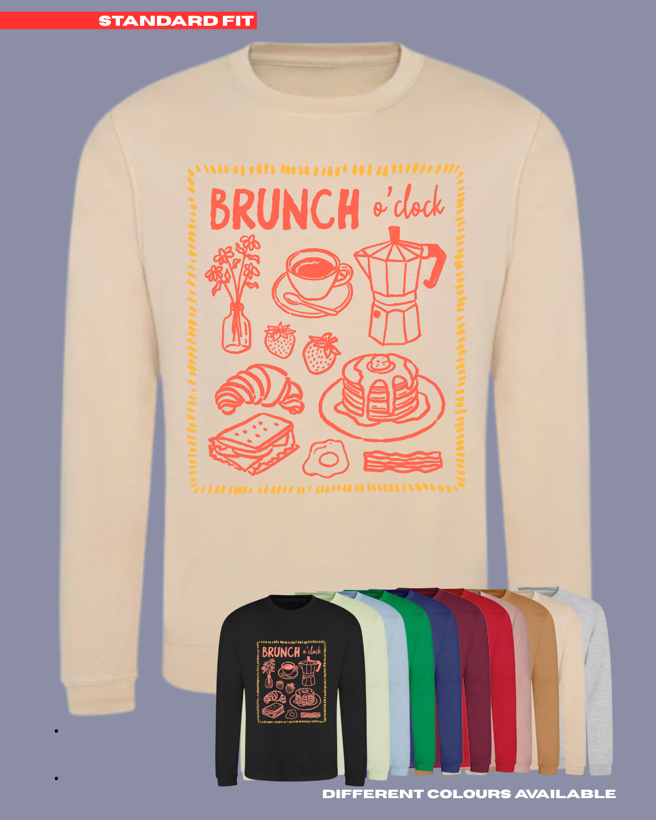 ADULTS Brunch Club Jumper - STANDARD FIT