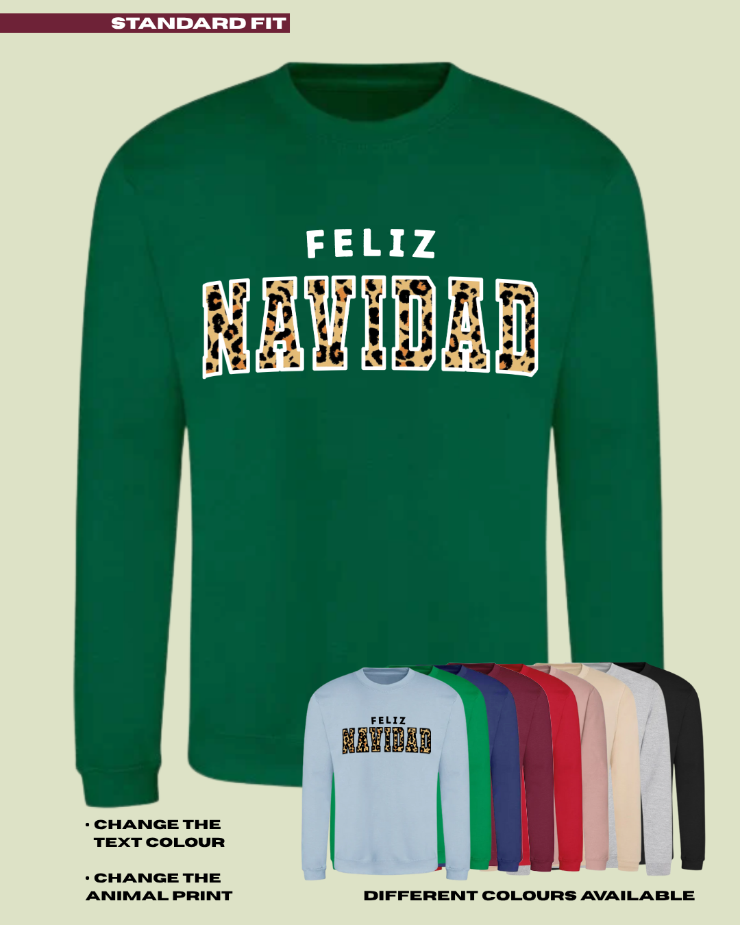 KIDS Feliz Navidad Christmas Jumper - STANDARD FIT