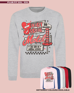 Load image into Gallery viewer, ADULTS Heartbreak Motel Jumper - PLUS FIT
