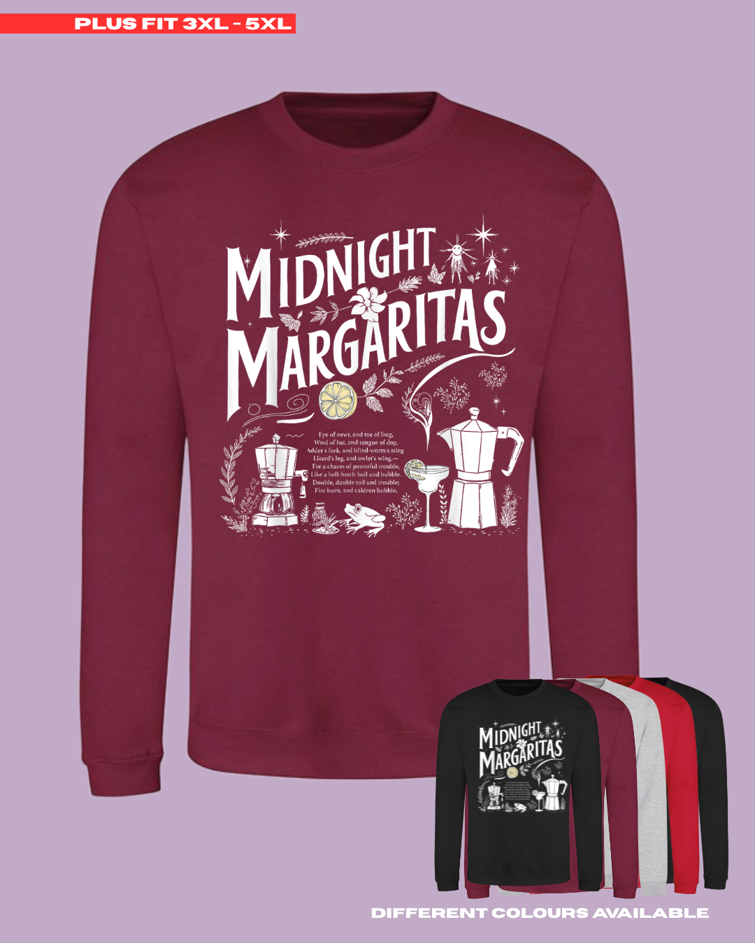 ADULTS Midnight Margaritas Jumper #3 - PLUS FIT