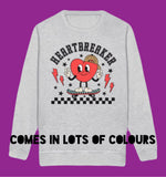 Load image into Gallery viewer, Kids HEARTBREAKER Cute Retro Sweatshirt
