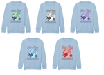 Load image into Gallery viewer, Kids LIGHT BLUE Santa World Tour Sweatshirt
