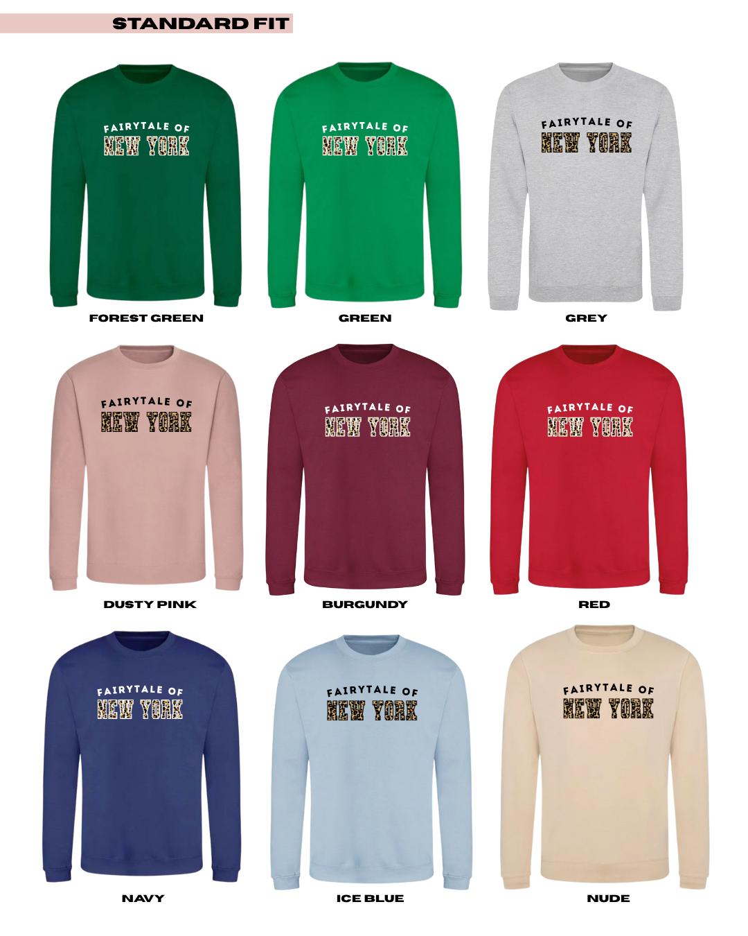 KIDS Fairytale Of New York Christmas Jumper - STANDARD FIT