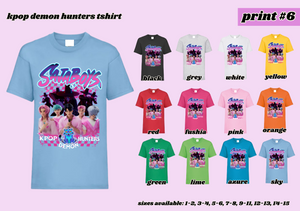 PRINT # 6 KPOP Demon Hunters TShirt
