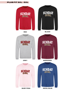 Load image into Gallery viewer, Sunday Girl Sweatshirt – Adult Plus Fit
