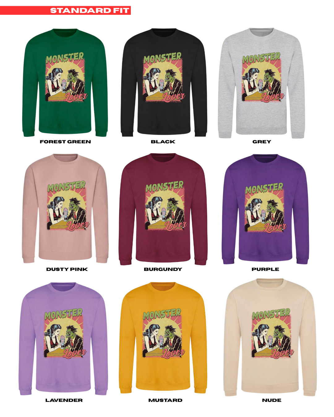 KIDS Monster Lover Jumper - STANDARD FIT