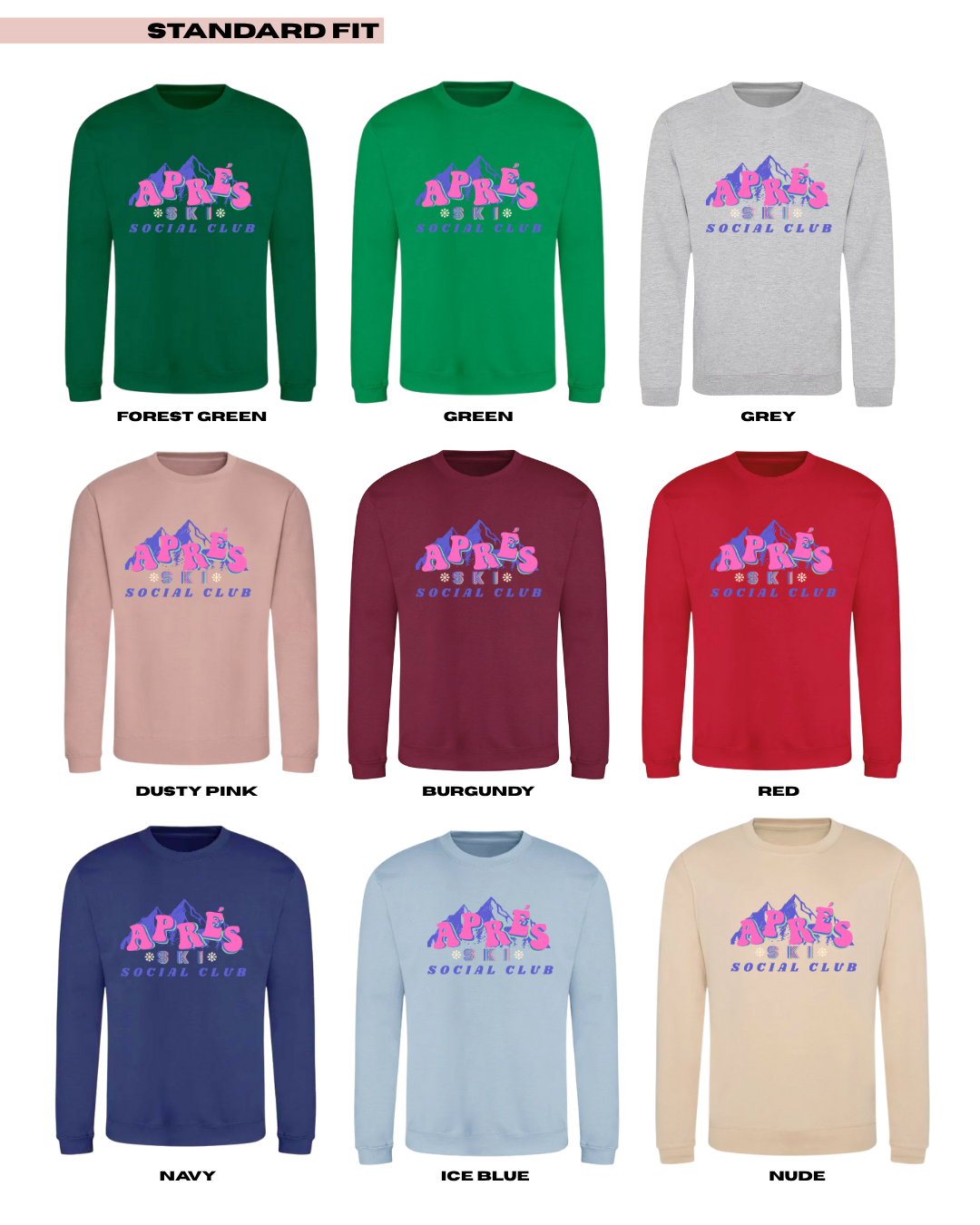 KIDS Apres Ski Social Club Christmas Jumper - STANDARD FIT