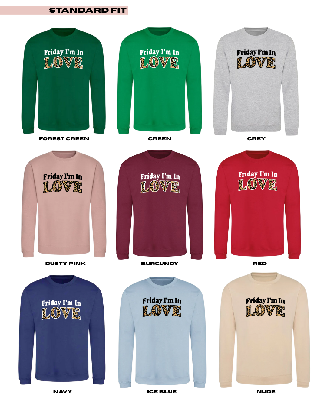 KIDS Friday I'm In Love Jumper - STANDARD FIT