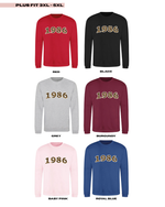 Load image into Gallery viewer, ADULTS Custom Birth Year Jumper - PLUS FIT
