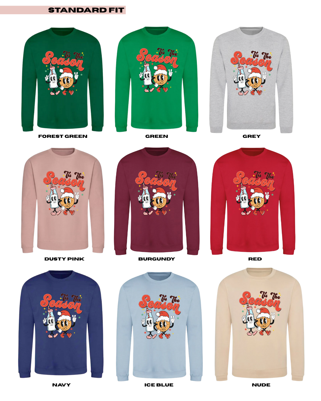 KIDS Tis The Season Christmas Jumper - STANDARD FIT