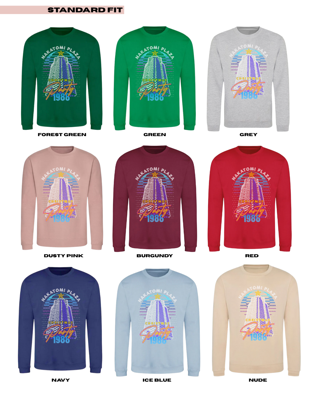 KIDS Nakatomi Tower Christmas Jumper - STANDARD FIT