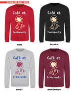 Load image into Gallery viewer, ADULTS Cafe Et Croissants Jumper - PLUS FIT

