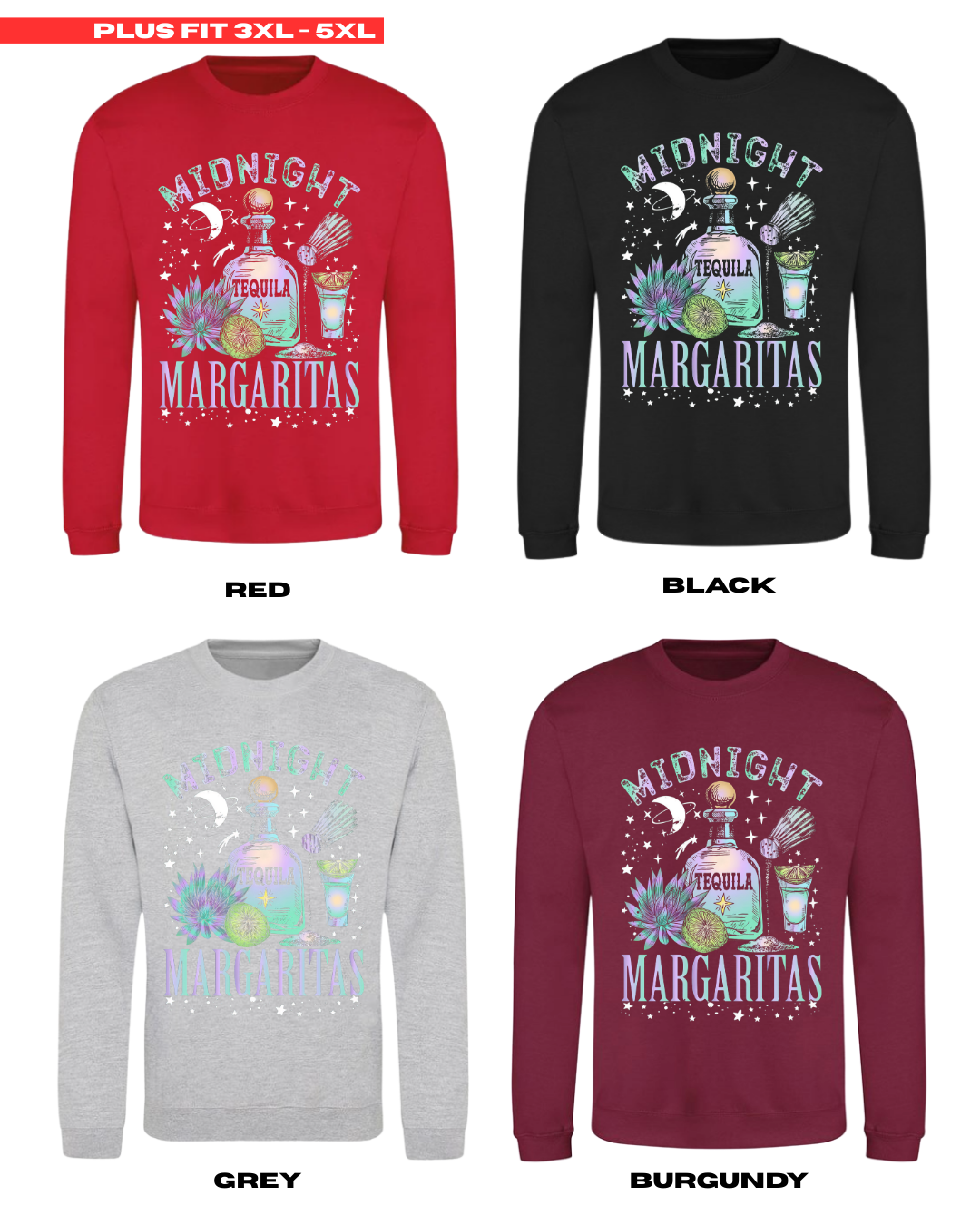 ADULTS Midnight Margaritas Jumper #2 - PLUS FIT