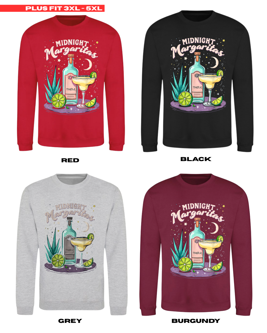 ADULTS Midnight Margaritas Jumper #4 - PLUS FIT