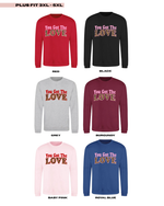 Load image into Gallery viewer, ADULTS You Got The Love Jumper - PLUS FIT
