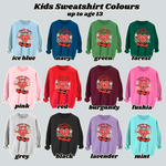 Load image into Gallery viewer, Kids RETRO COOLER THAN CUPID Sweatshirt
