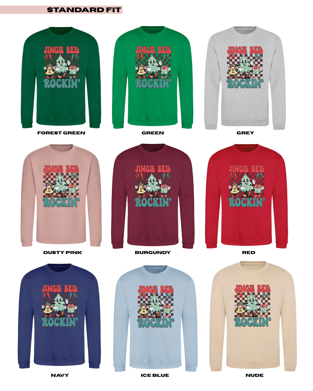 KIDS Jingle Bell Rockin' Christmas Jumper - STANDARD FIT