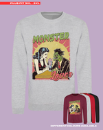 Load image into Gallery viewer, ADULTS Monster Lover Jumper - PLUS FIT
