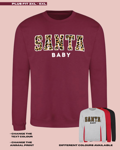 ADULTS Santa Baby Christmas Jumper - PLUS FIT