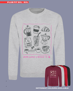 Load image into Gallery viewer, ADULTS Maybe Coffee Is Addicted To Me Jumper - PLUS FIT
