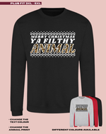 Load image into Gallery viewer, ADULTS Filthy Animal Christmas Jumper - PLUS FIT
