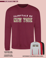 Load image into Gallery viewer, ADULTS Fairytale Of New York Christmas Jumper - PLUS FIT
