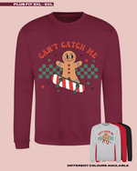 Load image into Gallery viewer, ADULTS Can&#39;t Catch Me Christmas Jumper - PLUS FIT
