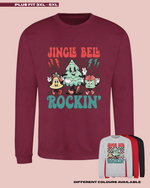 Load image into Gallery viewer, ADULTS Jingle Bell Rockin&#39; Christmas Jumper - PLUS FIT
